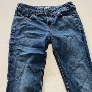 Silver bootcut jeans